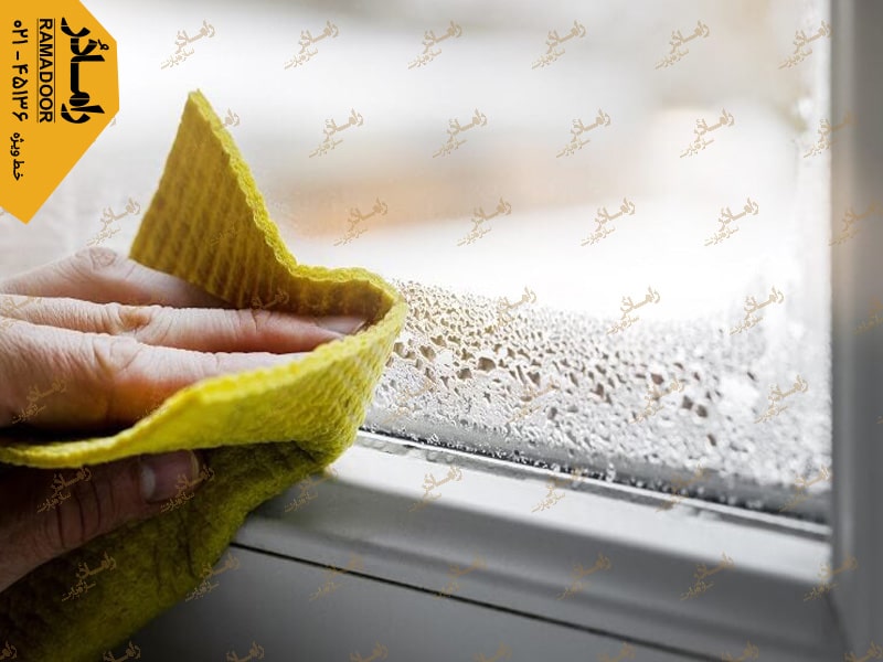 تمیز کردن لک و بخار وسط شیشه دوجداره