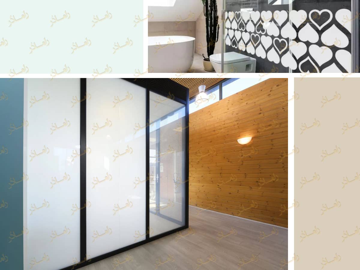 شیشه سکوریت مات