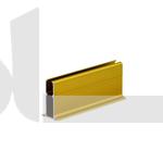 فریم پافیلی 6.5cm شیشه سکوریت 6 متری طلایی