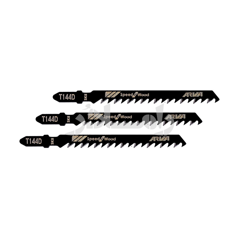 تیغ اره عمودبر چوب آروا مدل ۷۲۰۳ (کد T144D)؛ دندانه‌های چپ و راست درشت برای سرعت حداکثری و برش‌های ضخیم
