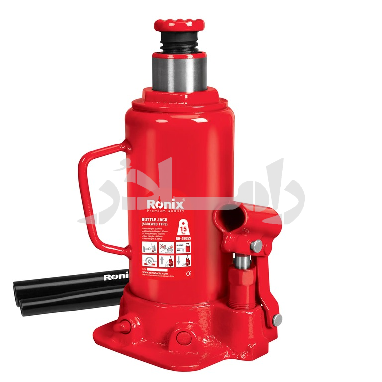 جک هیدرولیکی بطری‌ای ۱۵ تن رونیکس مدل RH-4905S ویژه خودروهای فوق سنگین