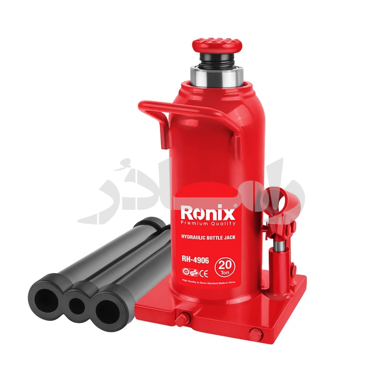 جک روغنی ۲۰ تنی رونیکس مدل RH-4906S مجهز به پیستون دندانه‌دار سخت‌کاری‌شده