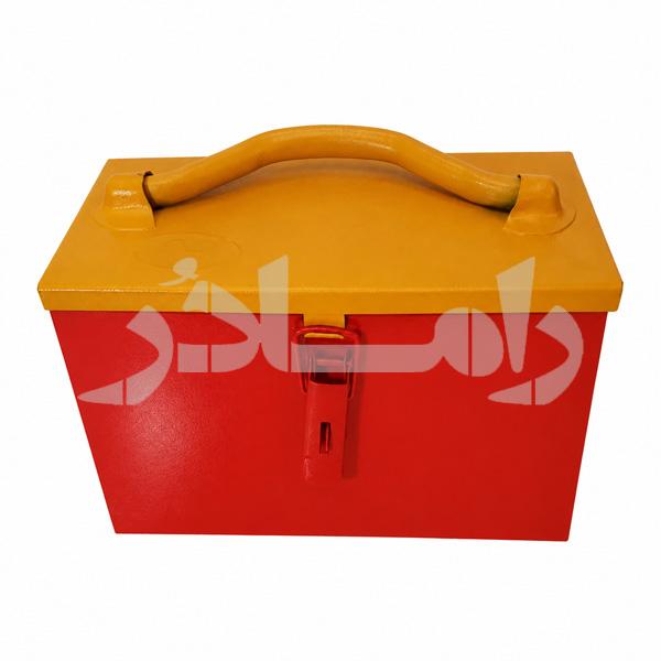 جعبه ابزار فلزی وفایی مدل ارتشی (کمو) با پوشش پودری کوره‌ای