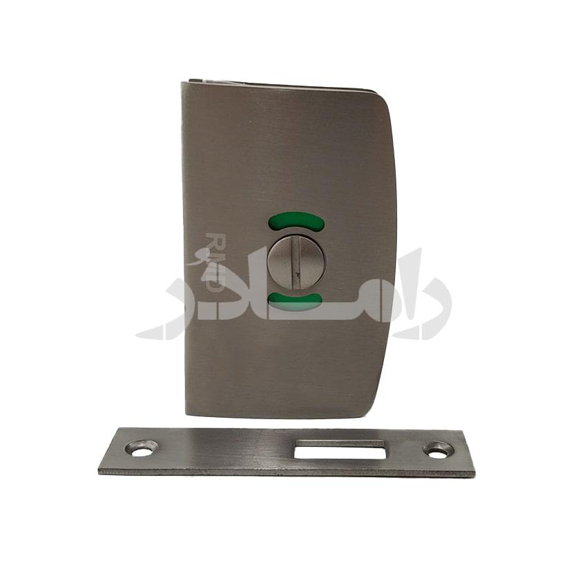 قفل سرویس بهداشتی Rmd با نشانگر شیشه به دیوار درب کشویی